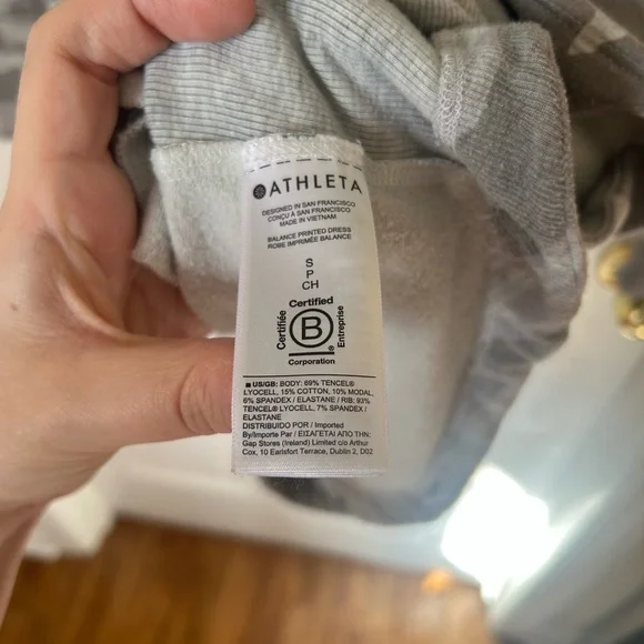 Athleta Camo Balance Dress Size Small Petite - Picture 6 of 12